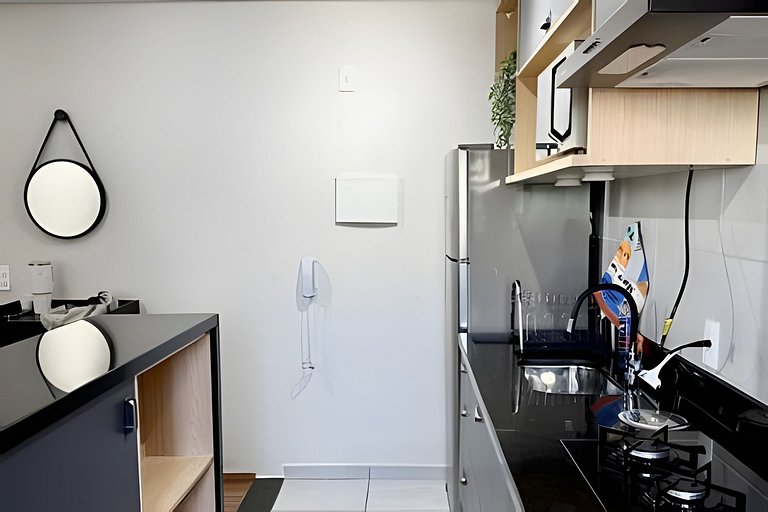 Completo e funcional, ao lado do Metrô e Allianz