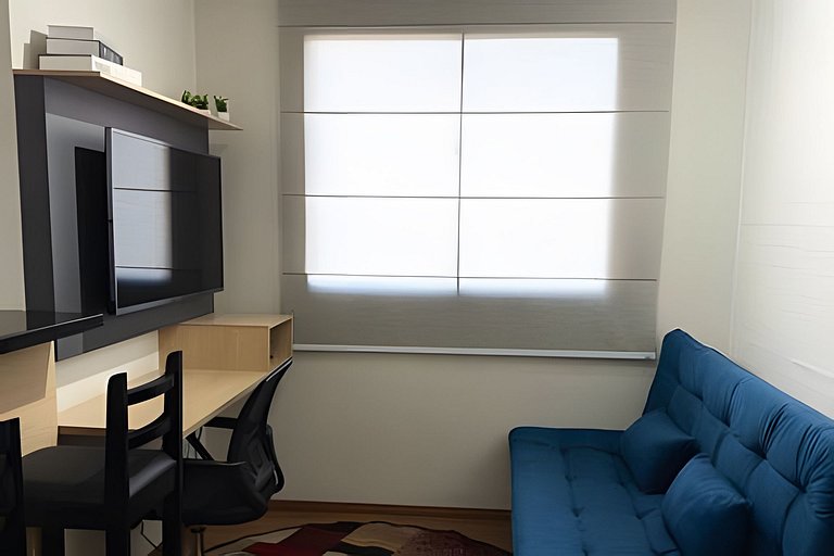 Completo e funcional, ao lado do Metrô e Allianz