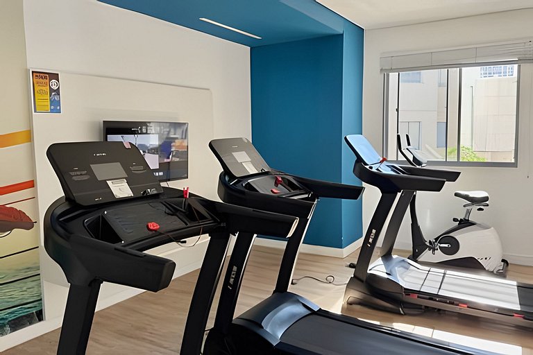 Completo e funcional, ao lado do Metrô e Allianz