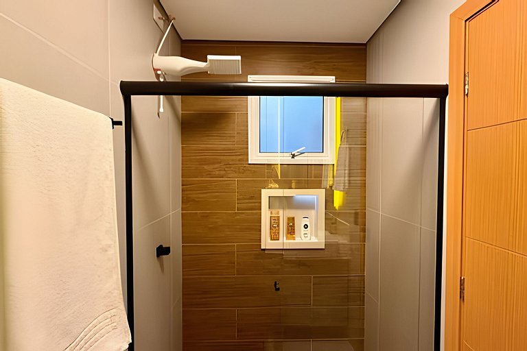 Flat 15 com Cama Queen e Ar Condicionado