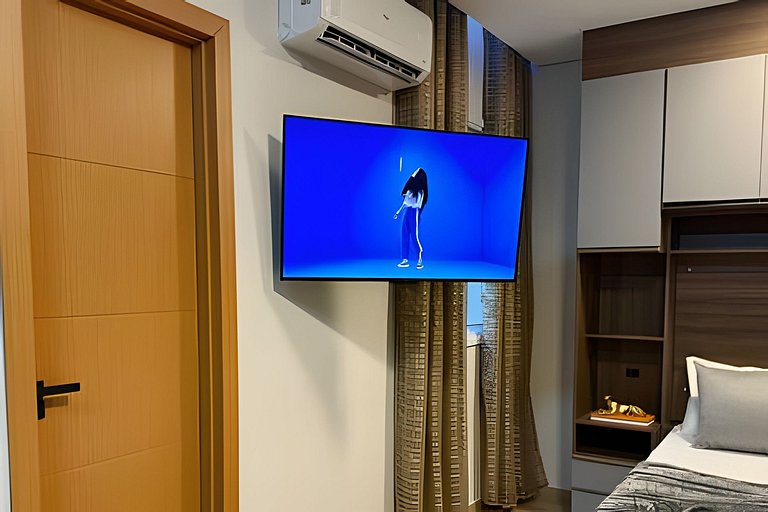 Flat 15 com Cama Queen e Ar Condicionado