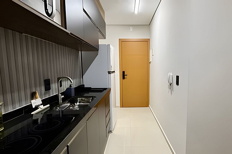 Flat 15 com Cama Queen e Ar Condicionado