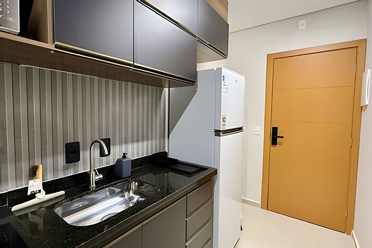 Flat 15 com Cama Queen e Ar Condicionado