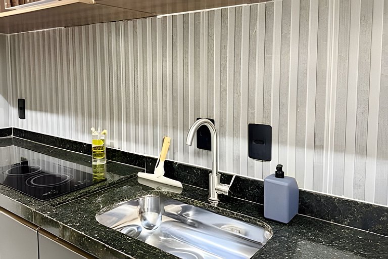 Studio 15 com Cama Queen e Ar Condicionado