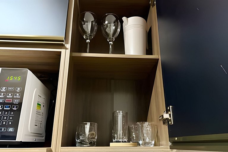 Studio 15 com Cama Queen e Ar Condicionado