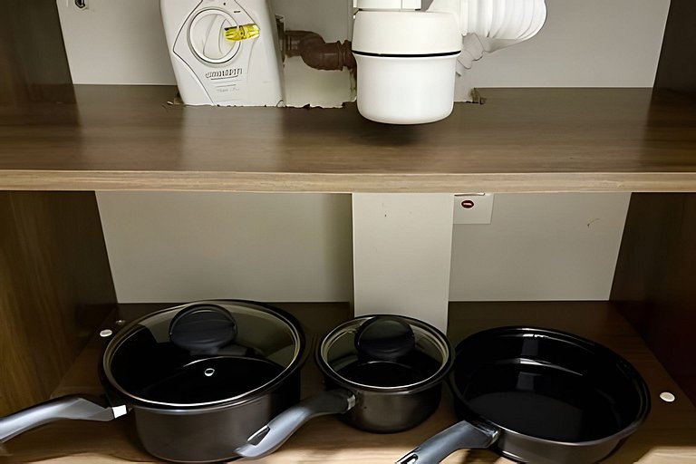 Flat 15 com Cama Queen e Ar Condicionado