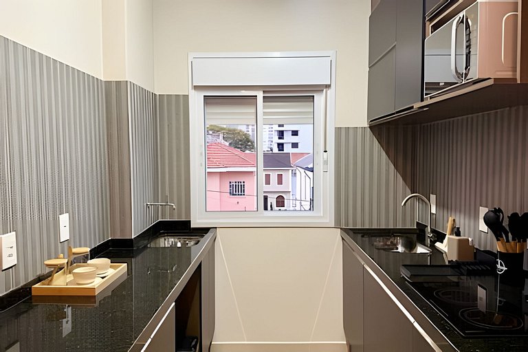 Studio 21 com Ar Condicionado, p. até 4 pessoas