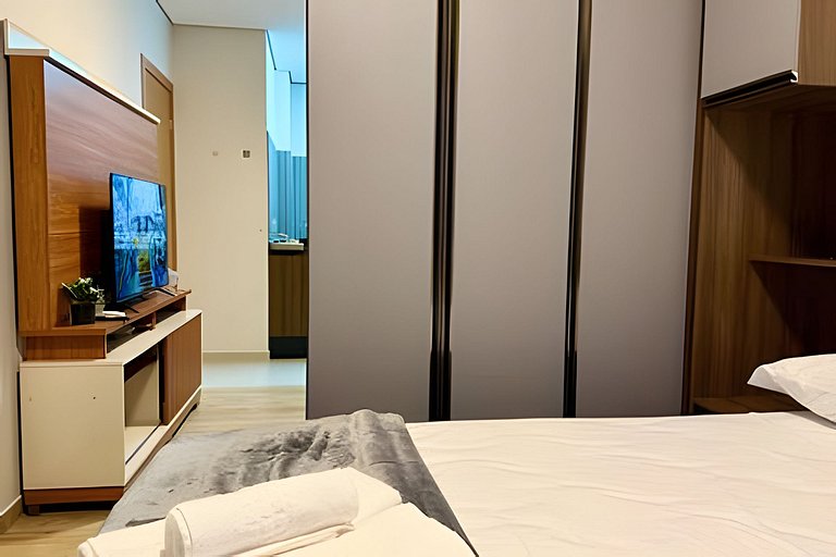 Studio 21 com Ar Condicionado, p. até 4 pessoas