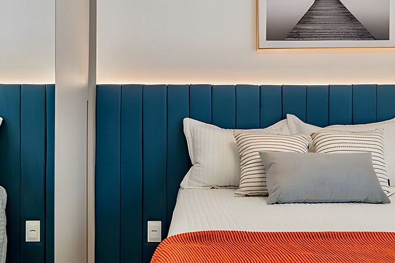 Andar Alto 15º com Ar, Rooftop e Piscina