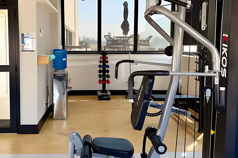 Andar Alto 15º com Ar, Rooftop e Piscina