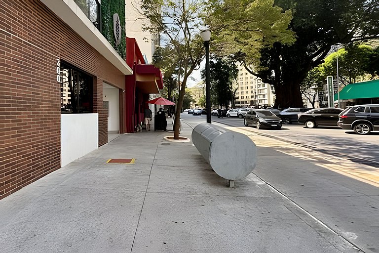 Quarto + Cozinha Completa e Piscina no 15º Andar