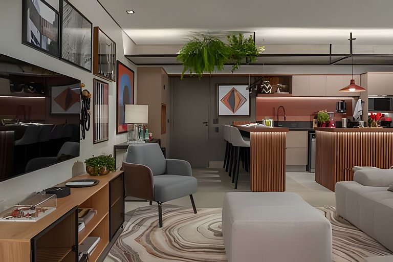 Flat Boutique nos Jardins, perto da Av. Paulista