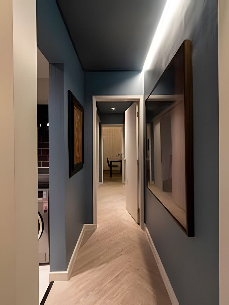 Refúgio elegante nos Jardins com garagem e Wi-Fi