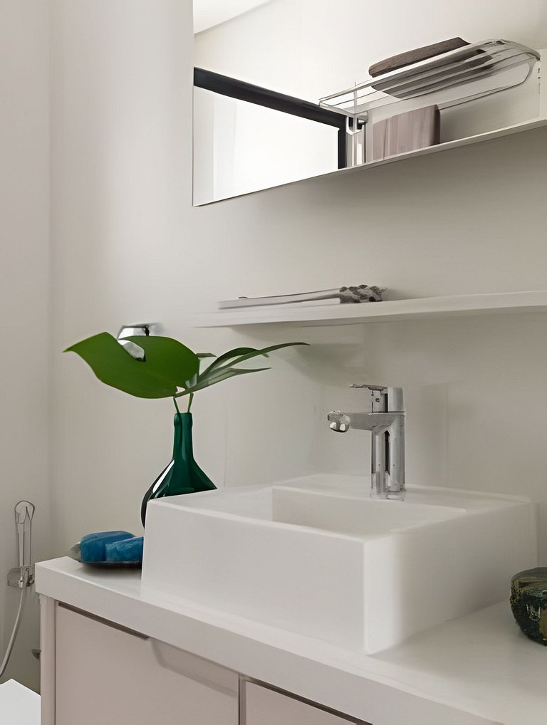 Refúgio elegante nos Jardins com garagem e Wi-Fi