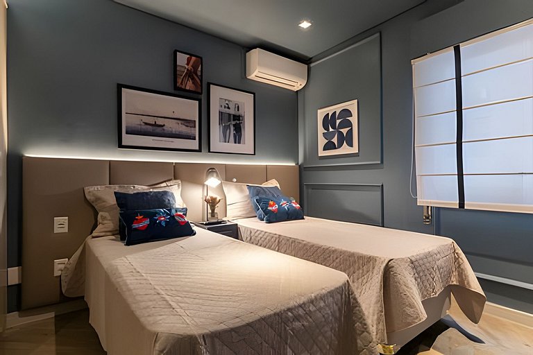 Refúgio elegante nos Jardins com garagem e Wi-Fi