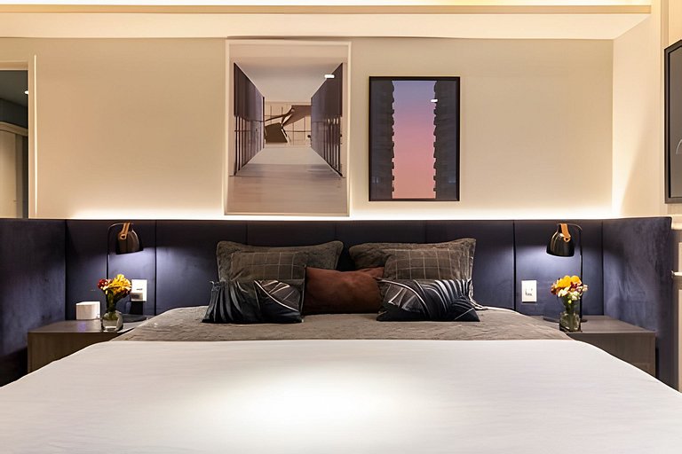 Refúgio elegante nos Jardins com garagem e Wi-Fi