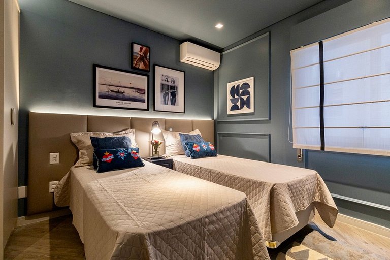 Refúgio elegante nos Jardins com garagem e Wi-Fi