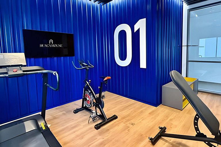 Loft c/ Mezanino · Pé-direito Alto · Até 4 pessoas