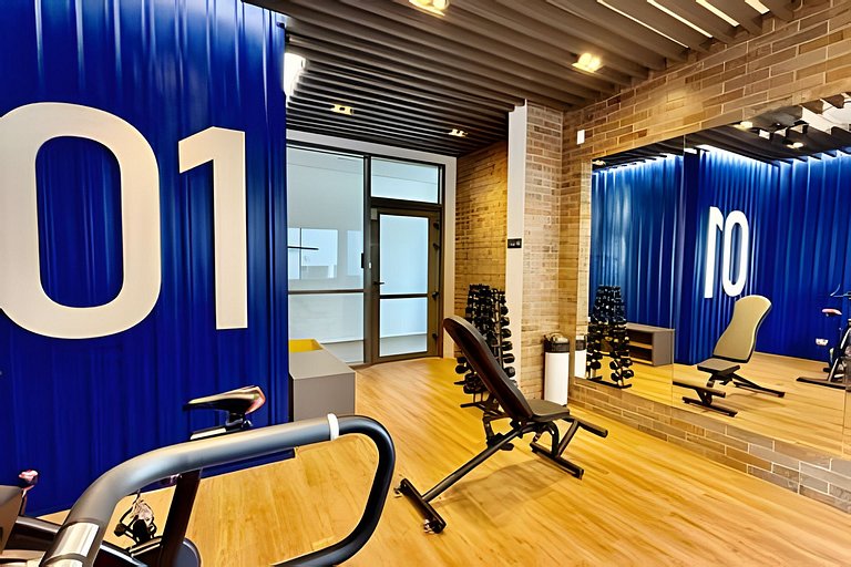 Loft Pé-Direito Alto a 500m do Metrô Brooklin