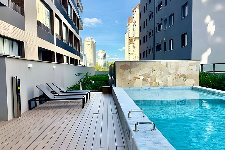 Loft Pé-Direito Alto a 500m do Metrô Brooklin
