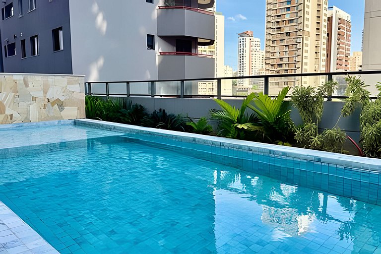 Loft Pé-Direito Alto a 500m do Metrô Brooklin