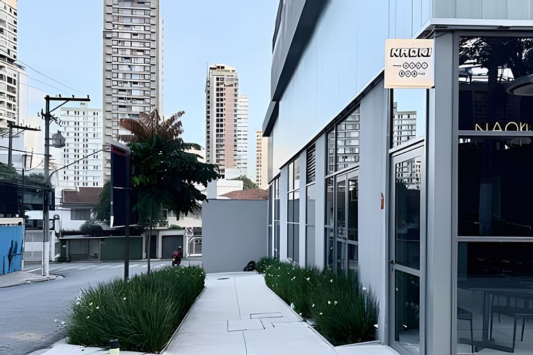 Loft Pé-Direito Alto a 500m do Metrô Brooklin