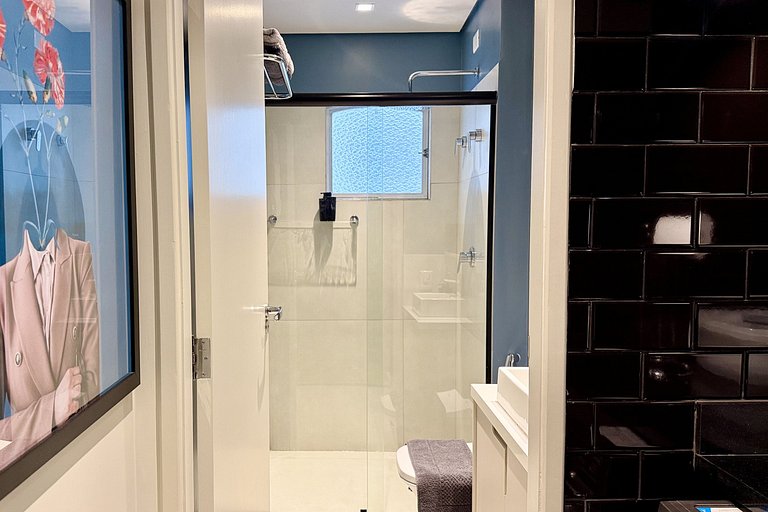 Refúgio elegante nos Jardins com garagem e Wi-Fi