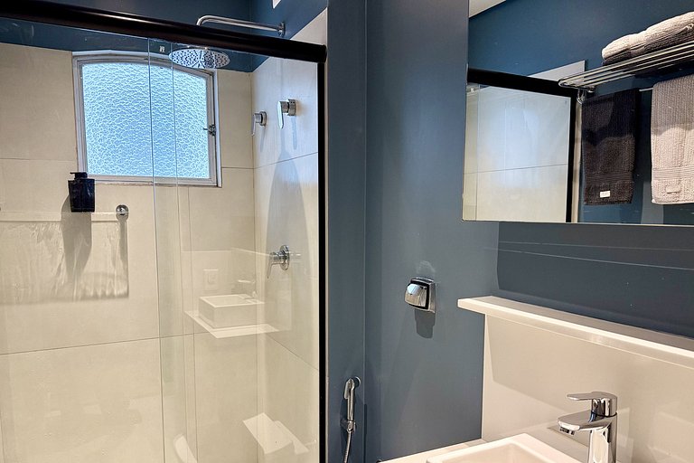 Refúgio elegante nos Jardins com garagem e Wi-Fi