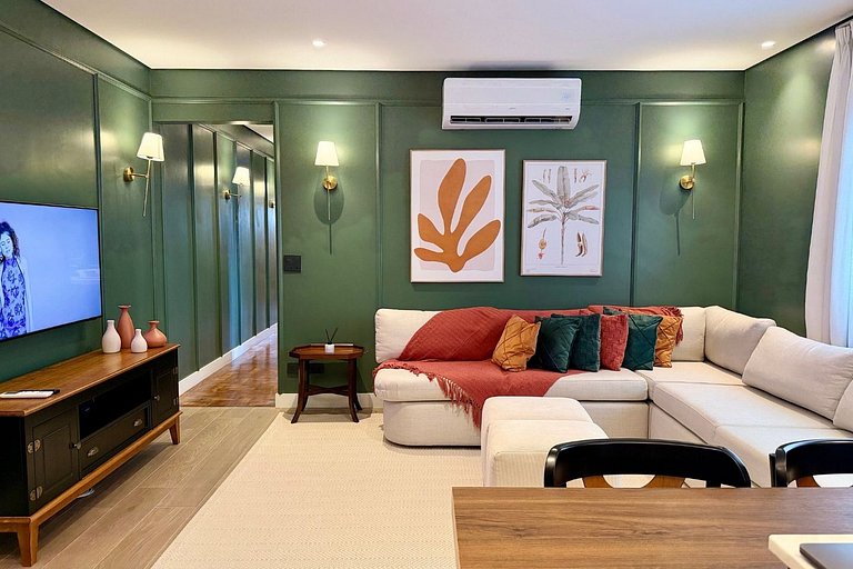 Positano Jardins | para até 4 hosp. com camareira