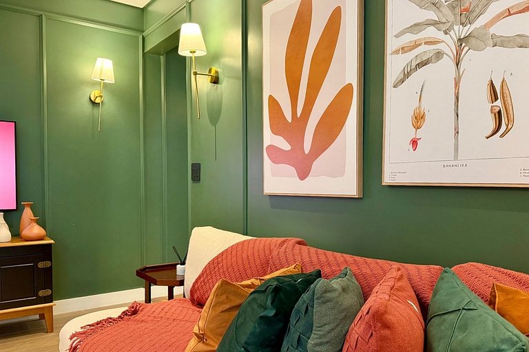 Positano Jardins | para até 4 hosp. com camareira