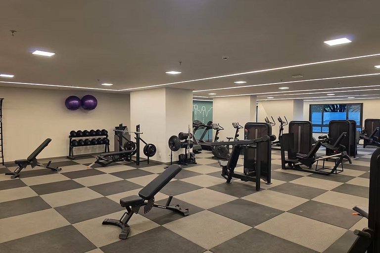 Diária de 24h, 15º andar com vista para a cidade